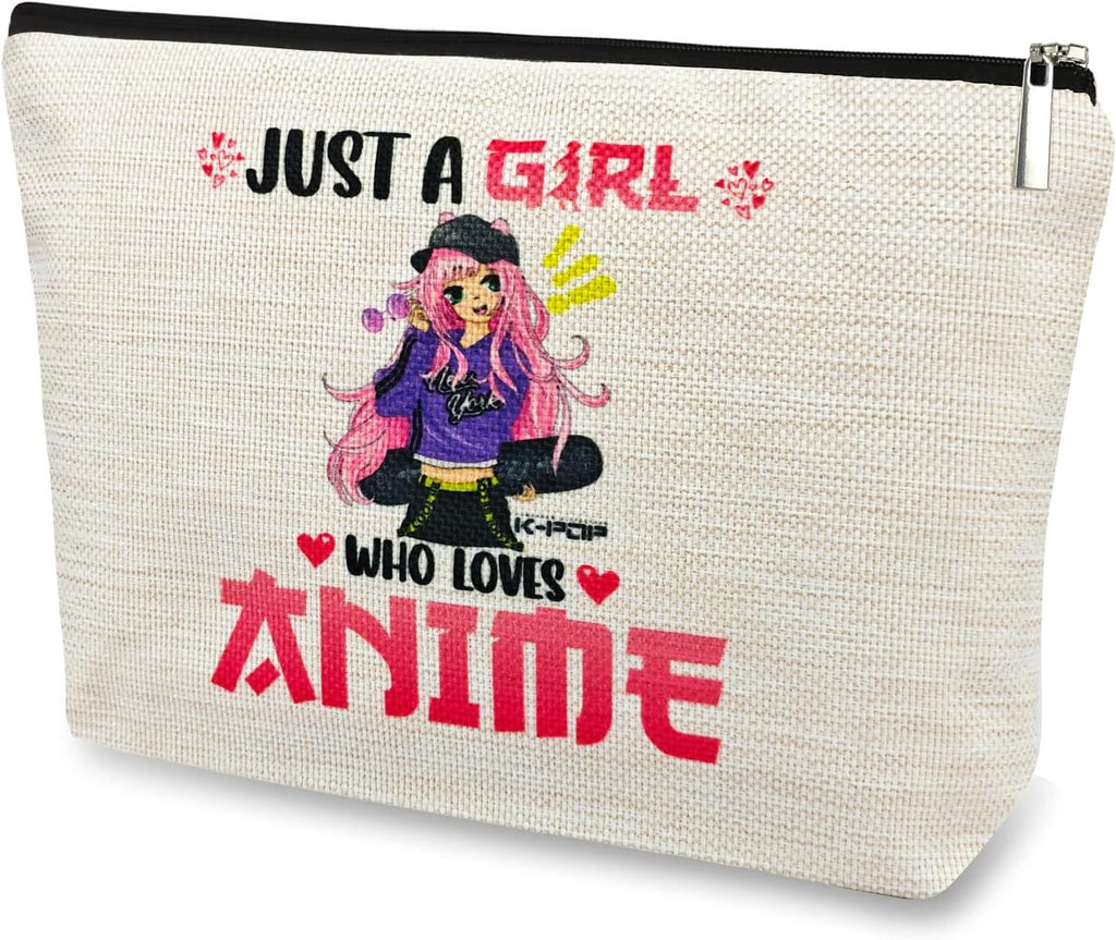 Anime Gifts for Women & Girls - Birthday Decorations, Merch Makeup Bags, Party Favors & Travel Cosmetic Pouches