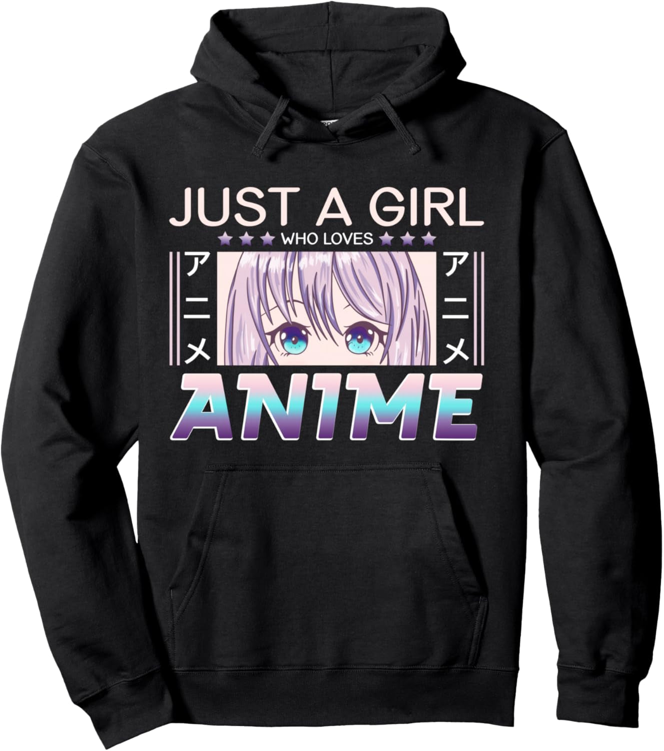 Just a Girl Who Loves Anime Pullover Hoodie